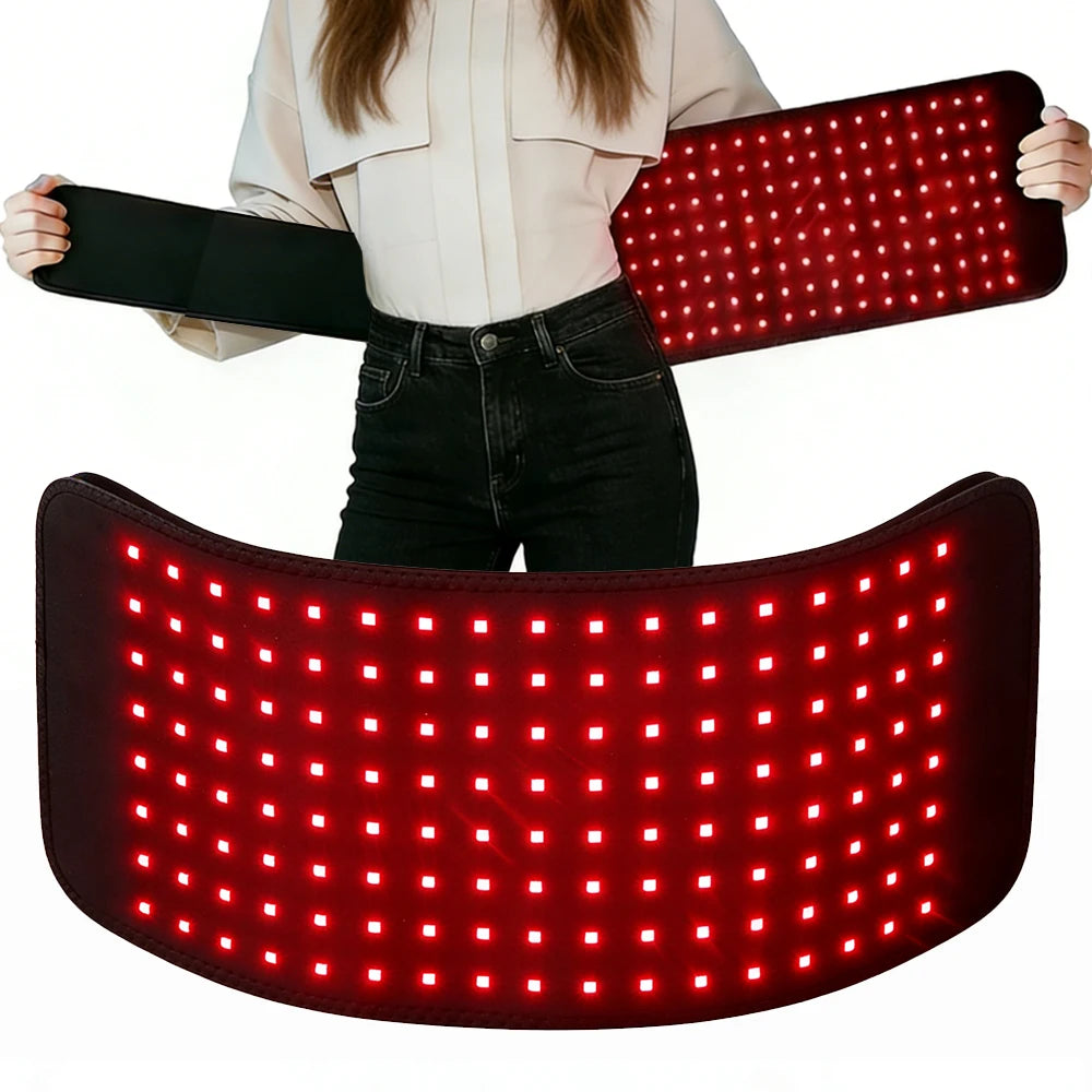 3 in 1 LED Infrared Light Therapy Body Pad Wearable Wrap for Back Shoulder Waist