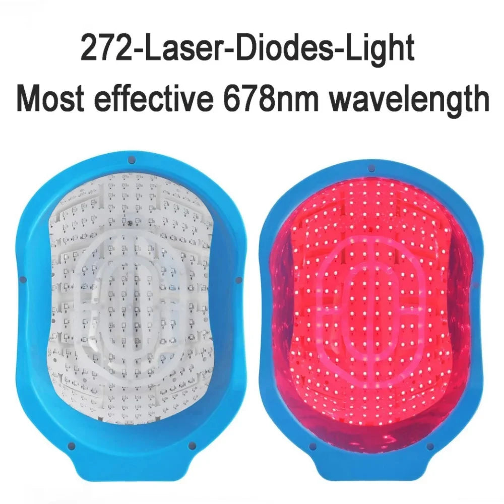 272 Laser Hair Growth Helmet Fast Hair Regrowth Cap Scalp