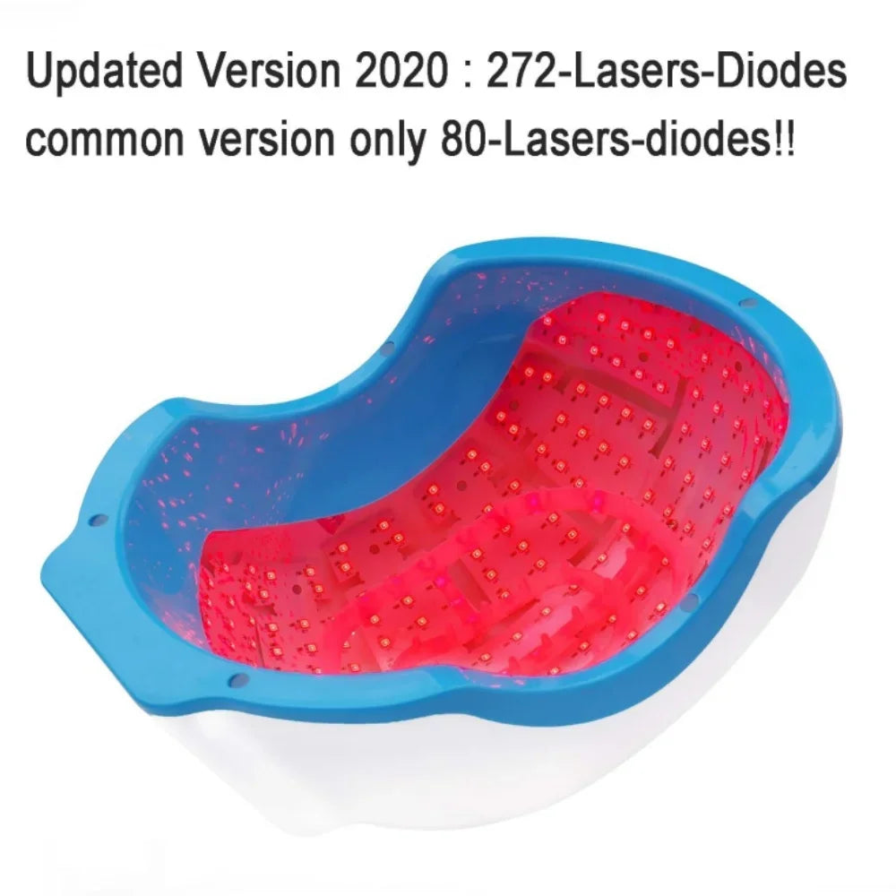 272 Laser Hair Growth Helmet Fast Hair Regrowth Cap Scalp